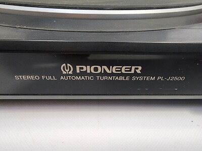 Pioneer PL-J2500 Turntable Record Player | eBay