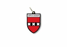 schl&uuml;sselanh&auml;nger schl&uuml;sselband flagge flaggen schild wappen stadt amsterdam