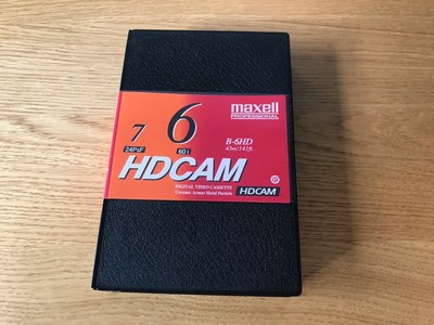 10x Maxell B-6HD HDCAM 60i 24PsF Digital Video Cassette Tapes