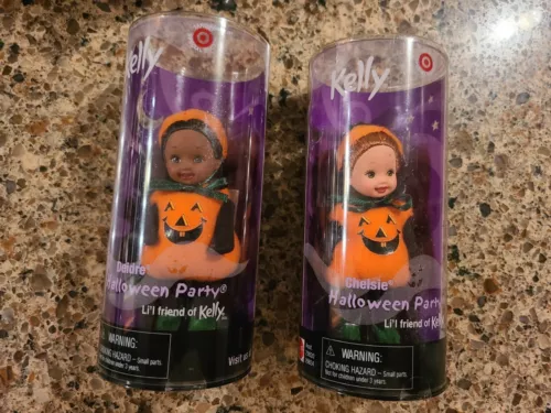 Barbie Kelly Halloween Party Diedre and Chelsie nib Doll  