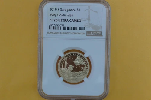 2019 S Sacagawea $1 Mary Golda Ross NGC PF70 Ultra Cameo 