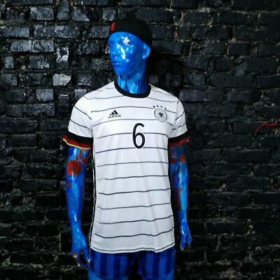 Kimmich Germany Home football shirt 2020 2022 Adidas EH6105 Polyester Mens SZ L