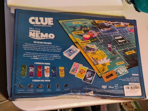 Finding Nemo Clue The Classic Mystery Game 2022 Sealed NIB Ages 8+ - Picture 4 of 5