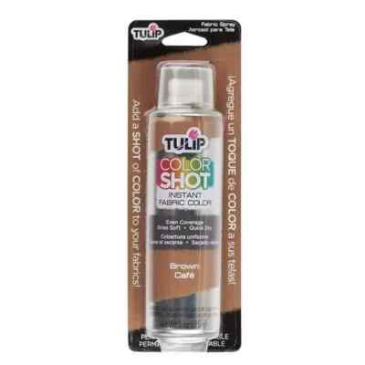 (4 PACK) Tulip Color Shot Instant Fabric Color 3oz Brown