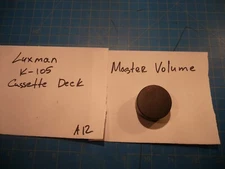 Luxman K-105 Cassette Deck Replacement Parts Master Volume Control Knob
