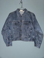 Vintage 100% Cotton Denim Jacket - Size M