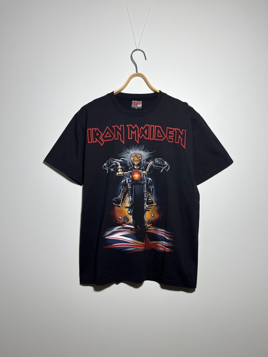 Iron Maiden vintage Tシャツ Lサイズ Vintage Thunder Plus Iron Maiden 'Don't walk' T-Shirt Size L