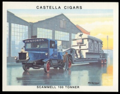 Tabakkarte, Castella, BRITAINS MOTORING HISTORY, 1991, Scammel 100 Tonner, #15