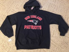 New England Patriots Sweatshirt Hooded Team Apparel Medium M New With Tag NWT