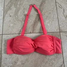 Ruby Ribbon Multi Way Coral Pink Bandeau Bikini TopSize 16