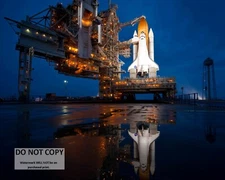 SHUTTLE ATLANTIS AFTER ROTATING SVC STRUCTURE ROLLBACK  8X10 NASA PHOTO (SP-087)