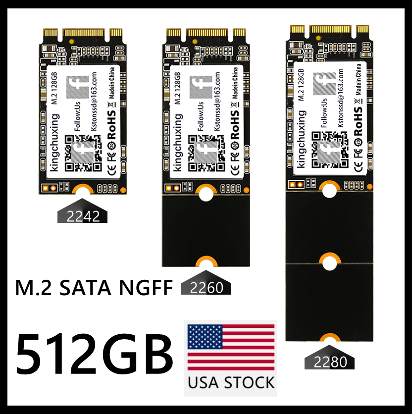 512GB SSD SATA NGFF 2280-2242 Internal Solid State Drive M