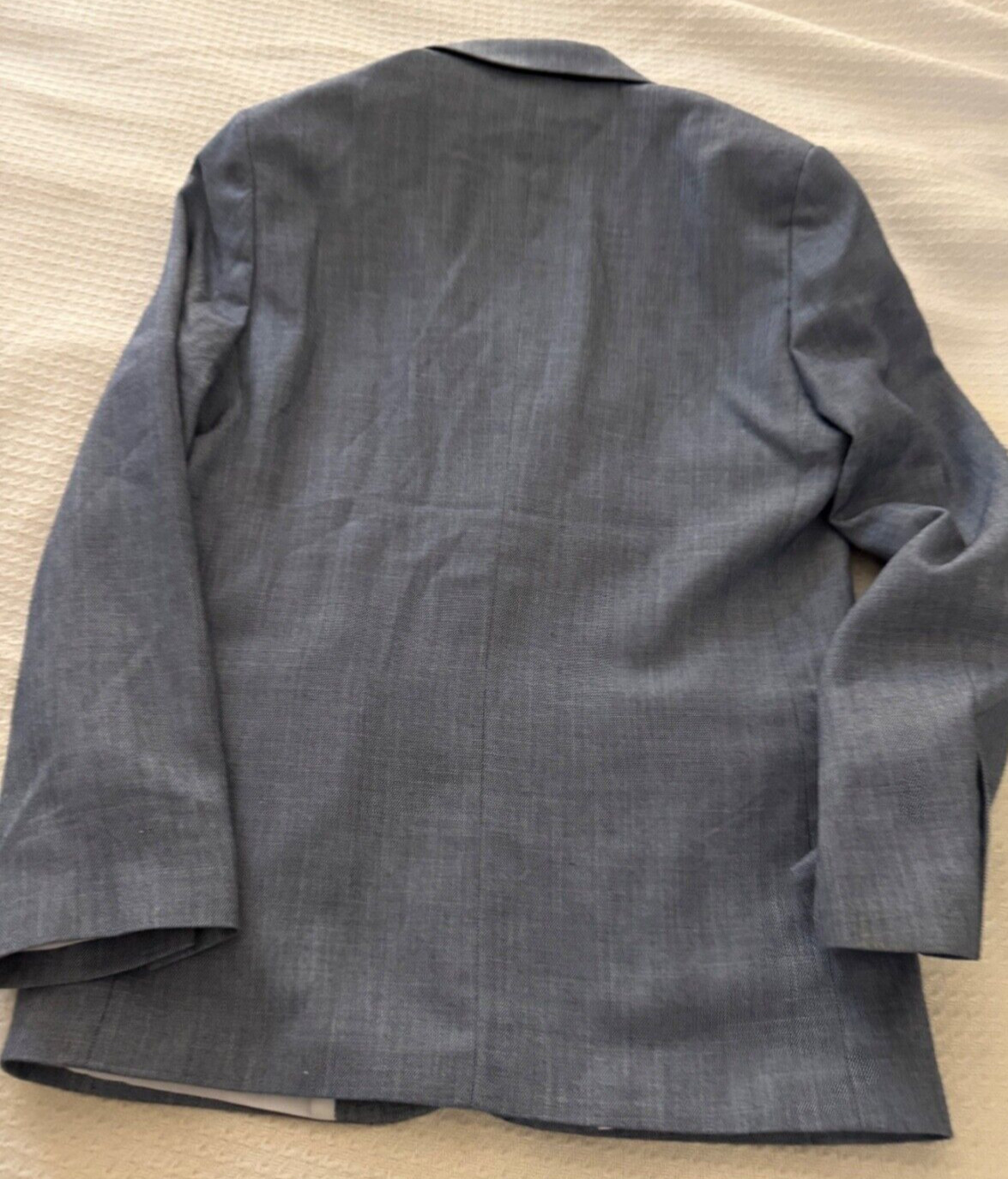 Boy's Sz 12 Lined light Blue Blazer Jacket  by Calvin Klein fully lined thumbnail 7