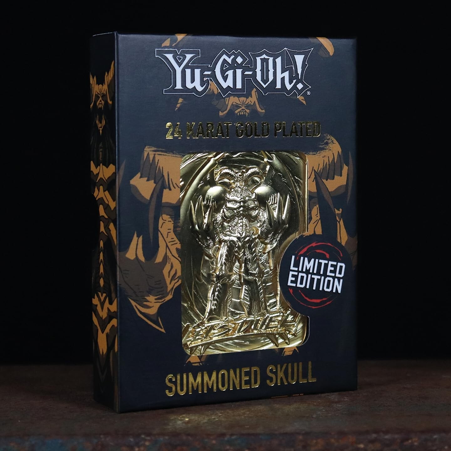 Yu gi oh summoned skull gold plated edition