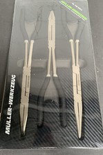 Langbeckzange Doppelgelenk Zange 3 teiliger Satz Spitzzange Zange extra lang