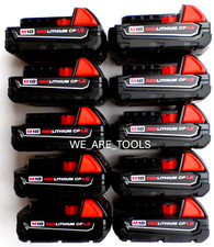  10 New GENUINE Milwaukee Batteries 48-11-1815 1.5 AH Compact M18 18 Volt 18V