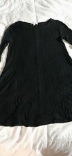 Love Fire, Womens Long Sleeve Ribbed Dress, Size S, Black