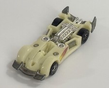 1995 Hot Wheels Road Rocket Diecast Car White Flames Toy