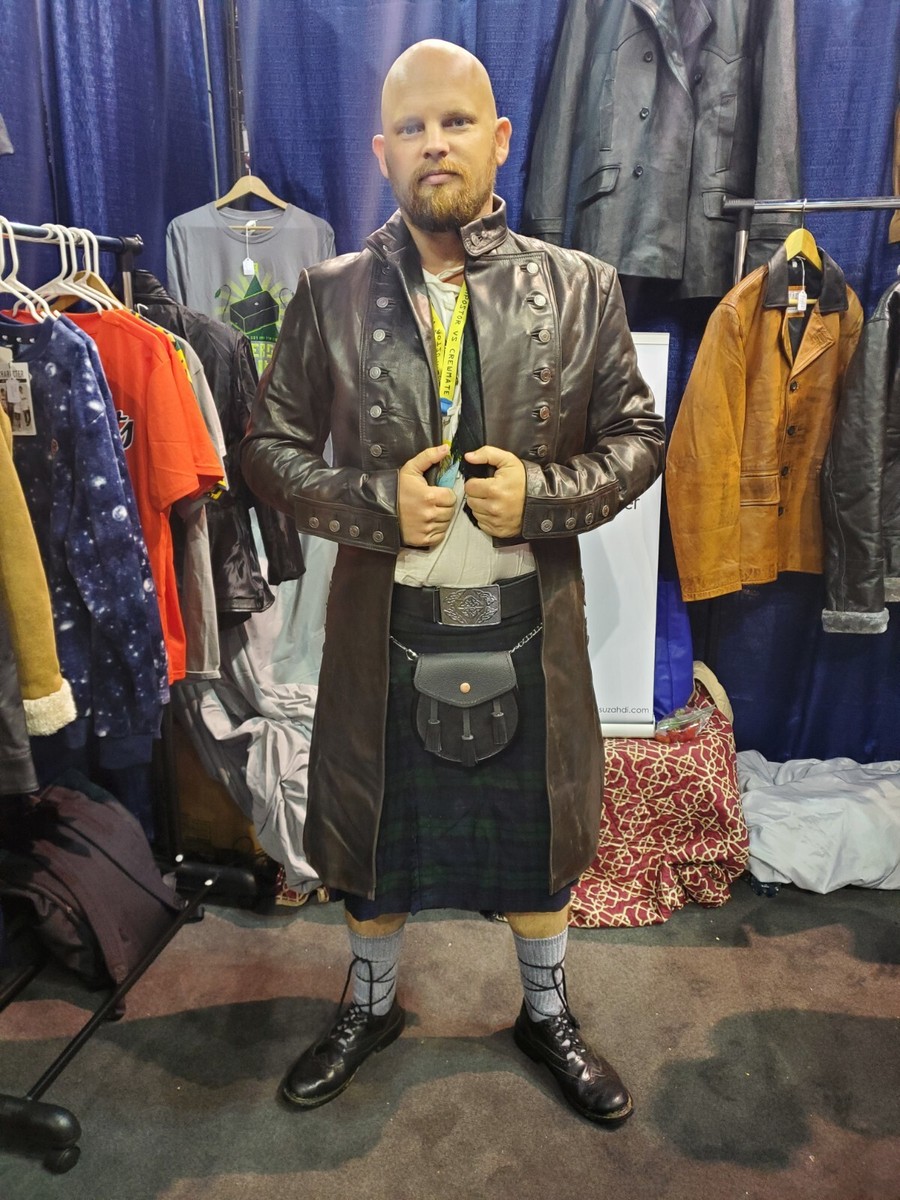 Jamie Fraser Sam Heughan Outlander Style Real Leather Scottish