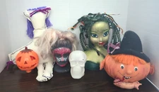 The Desktop Creepers, 6 Creepy Dolls, Halloween Decor, Doll Lot, Dammit It Doll