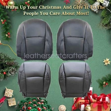 Black For 2007-2012 LEXUS ES350 Front Top or Bottom Leather Seat Cover -New