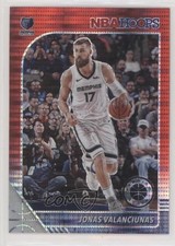 2019-20 NBA Hoops Premium Stock Box Set Red Pulsar Prizm Jonas Valanciunas 06y2