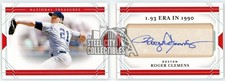 Roger Clemens 2020 National Treasures Cut Signature Auto Booklet Card CSB-RC 1/5