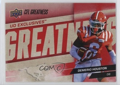 2024 Upper Deck CFL CFL Greatness Exclusives 86/100 Demerio Houston #86 0s1c