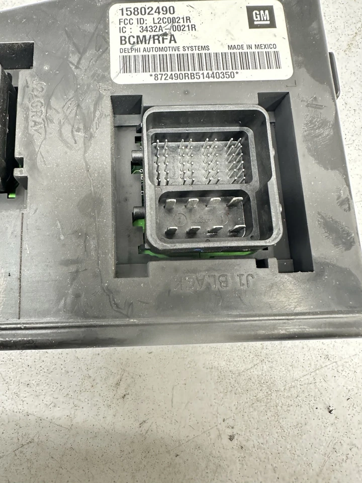 Módulo de control de carrocería GMC Canyon Chevy Colorado 2004-2007 BCM BCU 15802490 OEM B8 Foto 3 de 4