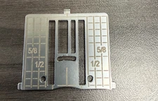 Zig Zag Needle Plate Inch Markings FOR Viking Designer SE 4127896-03 (5-4)