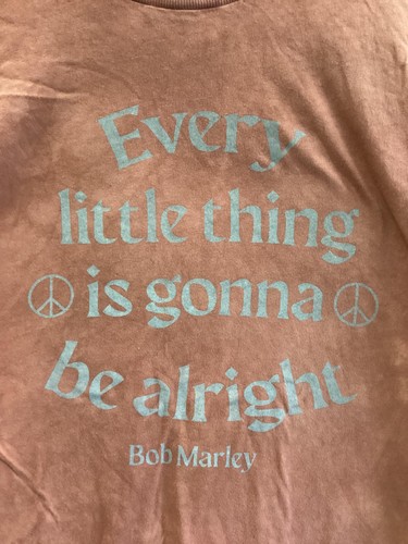 Tailgate Bob Marley Shirt Mens Medium Rust Graphic Every Little Thing Tee 2021 - Picture 5 of 12