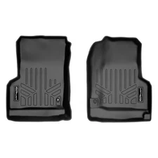 SMARTLINER SA0392 Front BLACK Floor Liners for Jeep Wrangler TJ