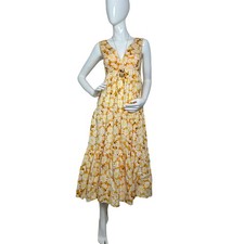 Kate Spade Kate Daisy Poplin Vineyard Midi Mainline Dress Size 6