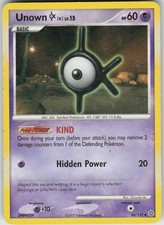 Unown [K] 68/132 Secret Wonders Pokemon TCG Moderately Played on eBay