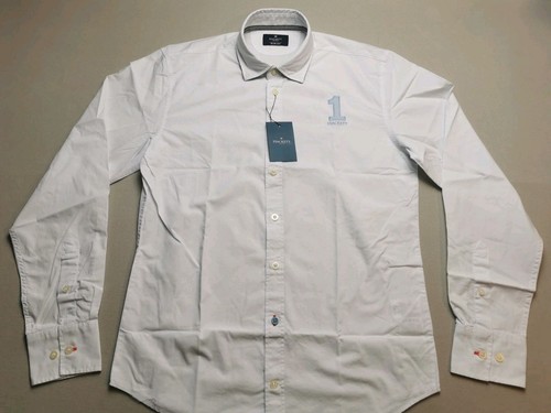 HACKETT Boy 15-16 Years Hackett London Rowing Club Shirt NEW HLRC White Collared - Picture 2 of 22