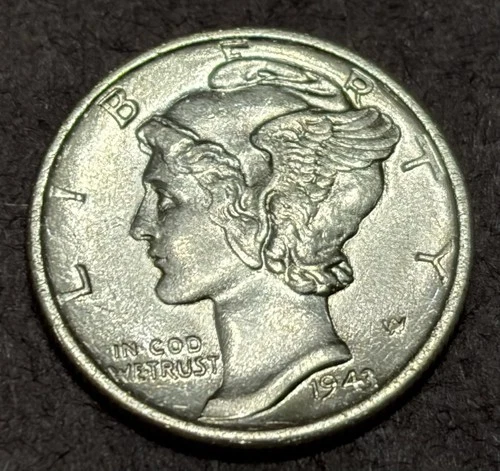 1943-D Mercury Dime BU Uncirculated