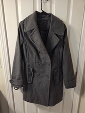 Ambiance Apparel Coat Womens Medium Wool Blen...