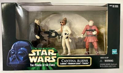 Star Wars-POTF-Action Figure Set-Cantina Aliens-Labria-Nabrun Leids-Takeel-New