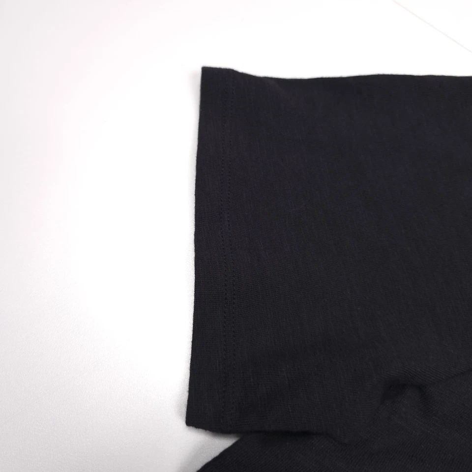 $110 Vince мягкий черный короткий рукав ворота Джерси футболка мужской размер большой - Изображение 3 из 4