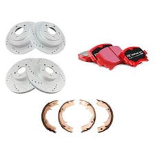 For Subaru Impreza 2003 Trq 3-pc Performance Disc Brake Rotor Kit For Subaru Impreza 2003 Trq 3-pc Performance Disc Brake Rotor Kit