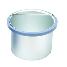 NEW SATIN SMOOTH Empty Metal Can Removable Pot Insert 2PK