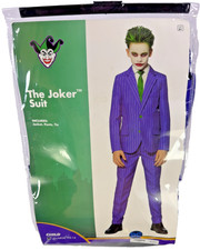 Spirit Halloween Joker X-Large Costume Kids XL 14-16 DC Purple Green Suit