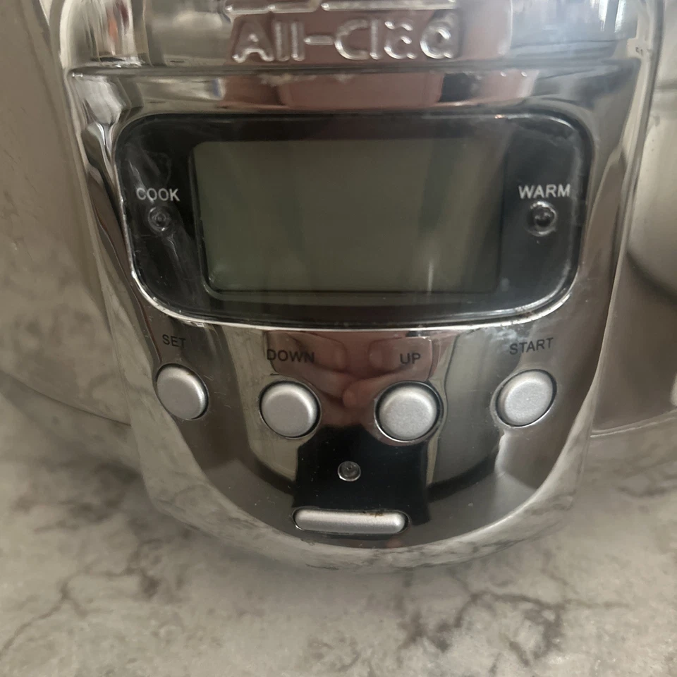 Tapa de vidrio eléctrica de acero inoxidable para olla de cocción lenta SERIE SC03 All-Clad, sin inserto Foto 2 de 4