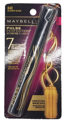 NEW Maybelline pulse perfection define a lash mascara-840 Blackest Black