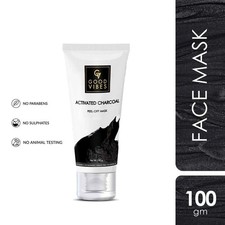Máscara despegable de carbón activado Good Vibes para mujer y hombre, 100 g r649