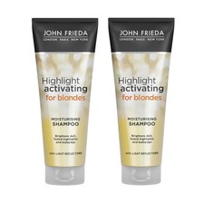 2x John Frieda Sheer Blonde Highlight Activating Moisturising Shampoo 175 ml