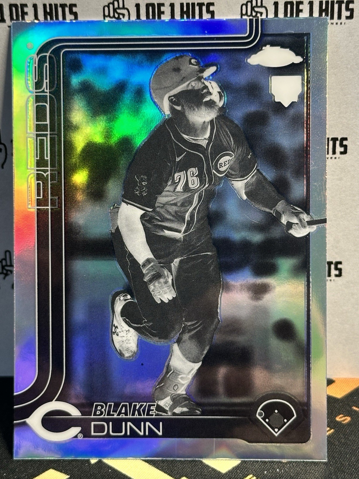 2025 Topps Chrome Baseball Blake Dunn Negative Refractor Rookie #161 SP
