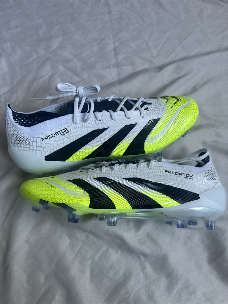 Adidas Predator Elite FG Cleats Cloud White Black Lucid  display picture 2