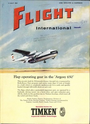 FLIGHT INTERNATIONAL Paris Mosquito Rotorcraft Missiles Spaceflight 7/4 1963