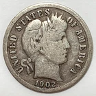 1902-S 10C Barber Silver Dime